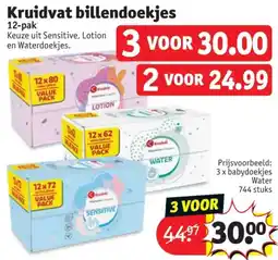Kruidvat Kruidvat billendoekjes aanbieding