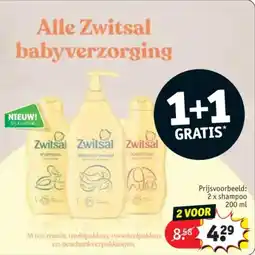 Kruidvat Alle Zwitsal babyverzorging aanbieding