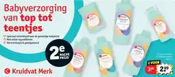 Kruidvat Babyverzorging van top tot teentjes aanbieding
