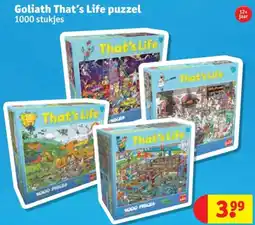 Kruidvat Goliath That's Life puzzel aanbieding
