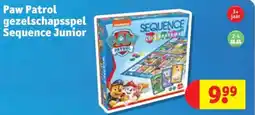 Kruidvat Paw Patrol gezelschapsspel Sequence Junior aanbieding