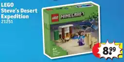 Kruidvat Lego Steve's Desert Expedition 21251 aanbieding