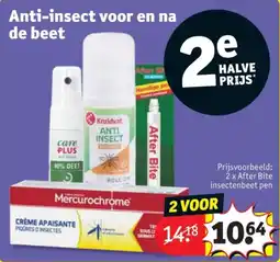 Kruidvat Anti-insect voor en na de beet aanbieding