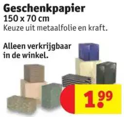 Kruidvat Geschenkpapier aanbieding