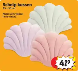 Kruidvat Schelp Kussen aanbieding
