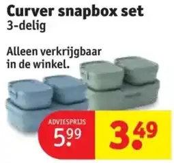 Kruidvat Curver snapbox set aanbieding