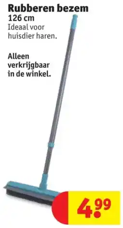 Kruidvat Rubberen bezem aanbieding
