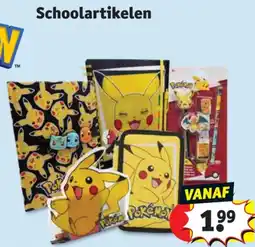 Kruidvat Schoolartikelen Pokemon aanbieding