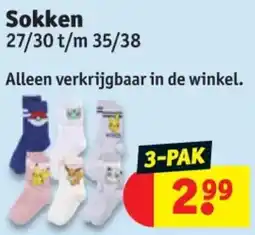Kruidvat Sokken aanbieding
