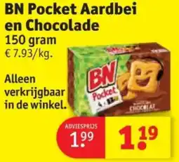 Kruidvat BN Pocket Aardbei en Chocolade aanbieding