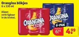 Kruidvat Orangina blikjes aanbieding