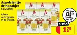 Kruidvat Appelsientje drinkpakjes aanbieding
