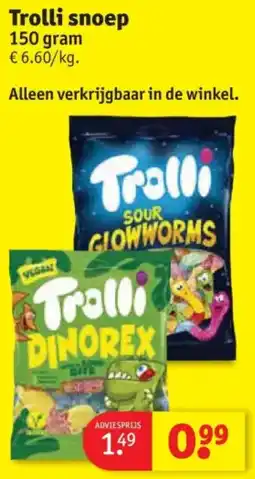 Kruidvat Trolli snoep aanbieding