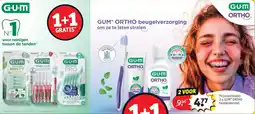 Kruidvat 2 x GUM ORTHO tandenborstel aanbieding