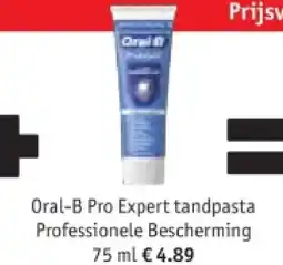 Kruidvat Oral-B Pro Expert tandpasta Professionele Bescherming 75 ml aanbieding