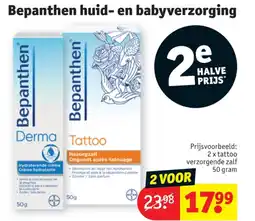 Kruidvat 2 x tattoo verzorgende zalf 50 gram aanbieding