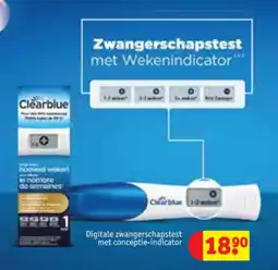 Kruidvat Digitale zwangerschapstest met conceptie-indicator aanbieding