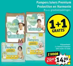 Kruidvat 2 x Premium Protection luiers maat 2 35 stuks aanbieding