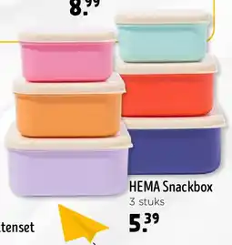 Jumbo HEMA Snackbox 3 stuks aanbieding