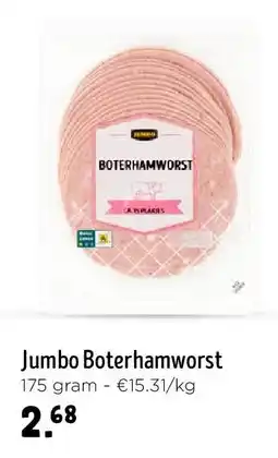 Jumbo Jumbo Boterhamworst aanbieding