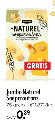 Jumbo Jumbo Naturel Soepcroutons aanbieding