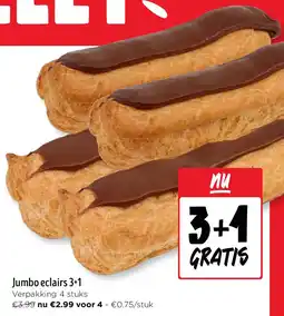 Jumbo Jumbo eclairs 3+1 aanbieding