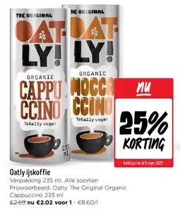 Jumbo Oatly ijskoffie aanbieding