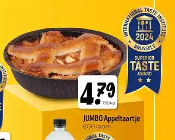 Jumbo JUMBO Appeltaartje 600 gram aanbieding