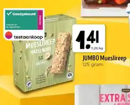 Jumbo JUMBO Mueslireep 125 gram aanbieding