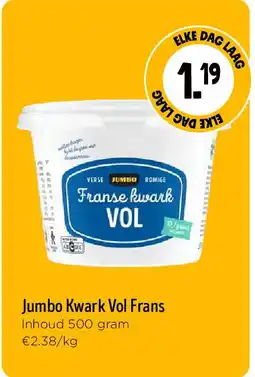 Jumbo Jumbo Kwark Vol Frans aanbieding