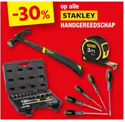 Hubo STANLEY Op alle handgereedschap aanbieding