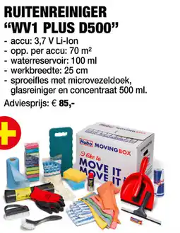 Hubo Ruitenreiniger WV1 PLUS D500 aanbieding