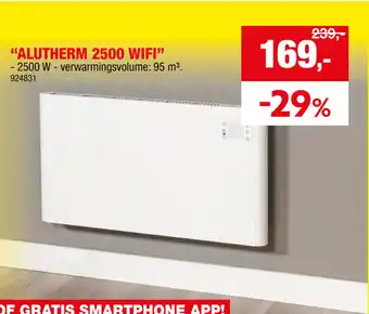Hubo "ALUTHERM 2500 WIFI❞ aanbieding