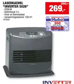 Hubo Laserkachel inverter 5026 aanbieding