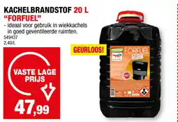 Hubo Kachelbrandstof Forfuel aanbieding