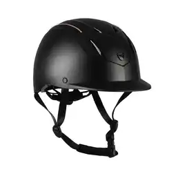 Decathlon Horka Paardrijcap Dali Strass - Zwart / Rose aanbieding