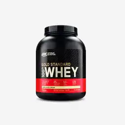 Decathlon Gold Standard Whey vanilla ice cream 2,2 kg aanbieding
