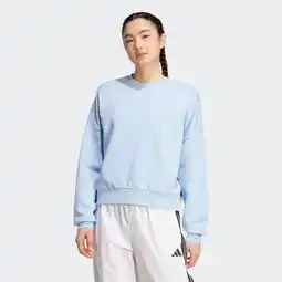 Decathlon Sweat-shirt de fitness femme, bleu clair aanbieding