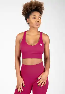 Decathlon Hilton Seamless Sports Bra - Fuchsia aanbieding