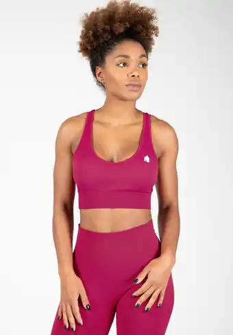 Decathlon Hilton Seamless Sports Bra - Fuchsia aanbieding