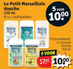 Kruidvat Le Petit Marseillais douche aanbieding