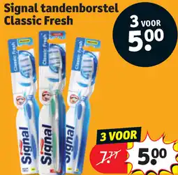 Kruidvat Signal tandenborstel Classic Fresh aanbieding