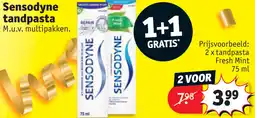 Kruidvat Sensodyne tandpasta aanbieding