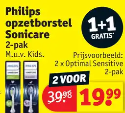 Kruidvat Philips opzetborste Sonicare aanbieding