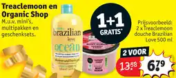 Kruidvat Treaclemoon en Organic Shop aanbieding