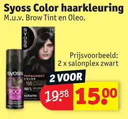 Kruidvat Syoss Color haarkleuring aanbieding