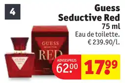 Kruidvat Guess Seductive Red aanbieding