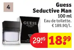 Kruidvat Guess Seductive Man aanbieding