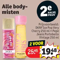 Kruidvat Alle bodymisten aanbieding