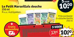 Kruidvat Le Petit Marseillais douche aanbieding